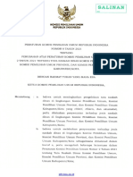 Peraturan KPU Nomor 8 Tahun 2021