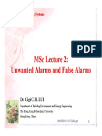 Lecture 2 Unwanted Alarms and False Alarms