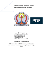 Laporan Hasil Penelitian Geografi ": Sma Negeri 4 Purwokerto