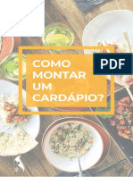 E-Book Saipos Como Montar Um Cardapio