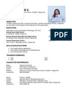 Badillaregine Ict-A Resume-1