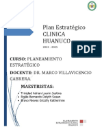 Plan Estrategico - Clinica Hco