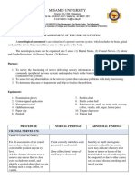 1 Procedure Neurological Assessment (Cranial Nerves)