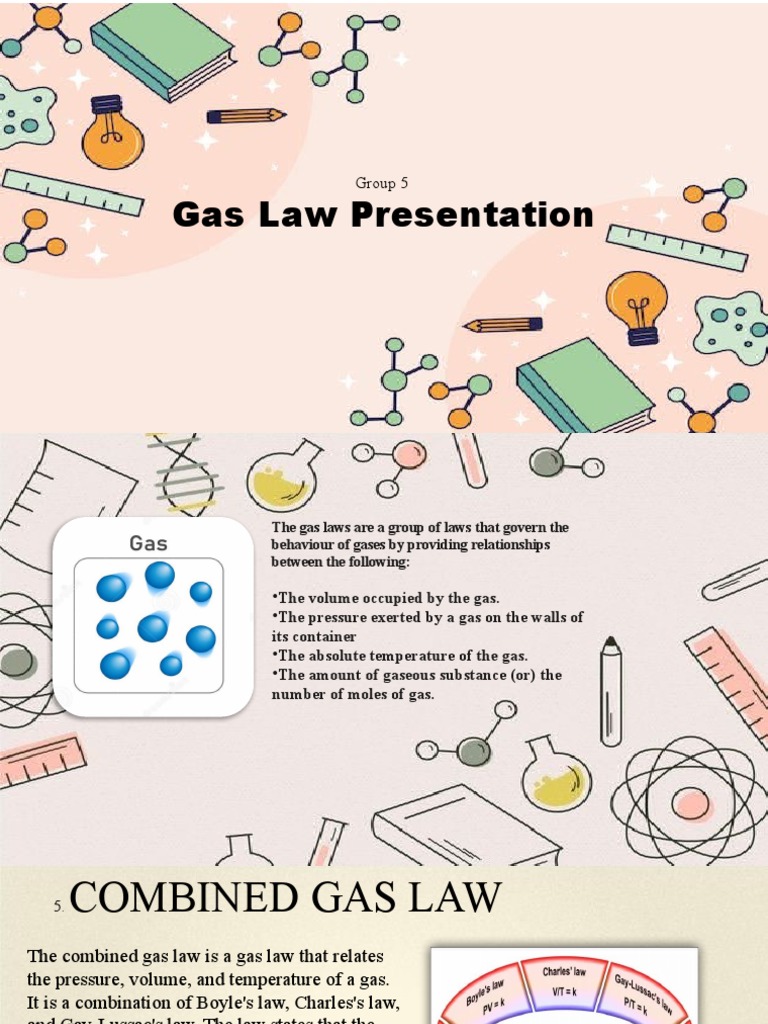 Combined Gas Law PDF Gases Phases Of Matter