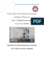 Lab Manual Process Control GCUF-1