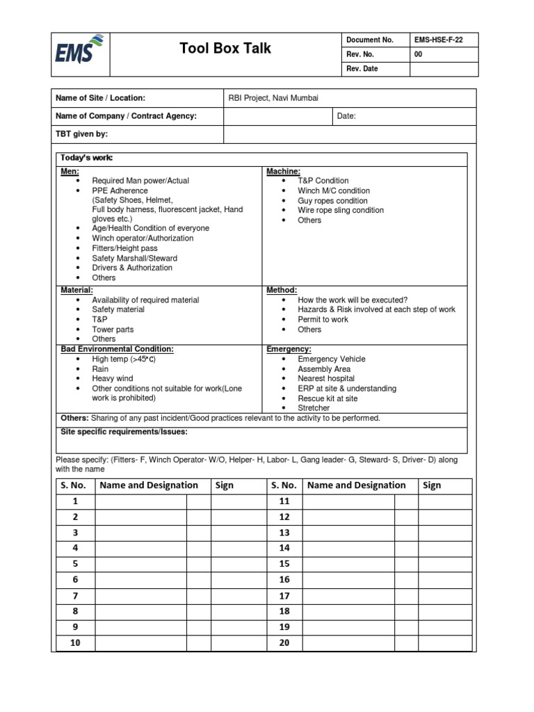 HSE Framework for RBI Project Safety | PDF | Safety | Working Conditions
