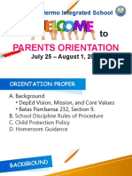 Parent Orientation 2022 2023