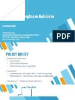 Policy Brief SADina - DPP UGM