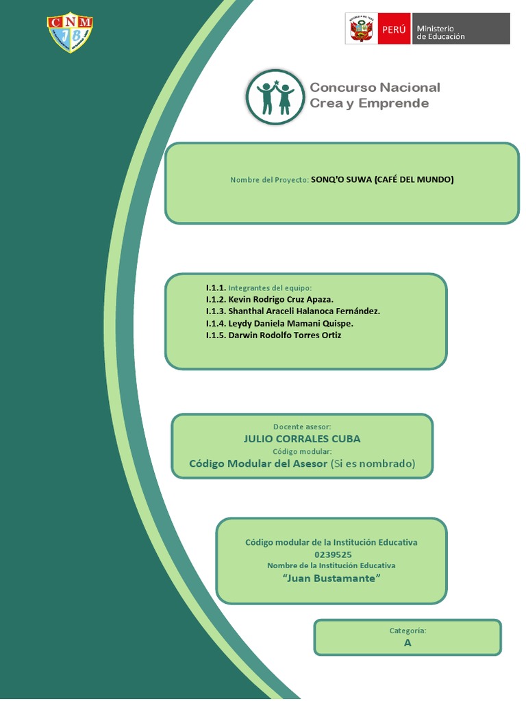Portafolio de Crea y Emprende 22 | PDF