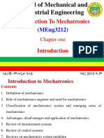 1 Introduction To Mechatronics