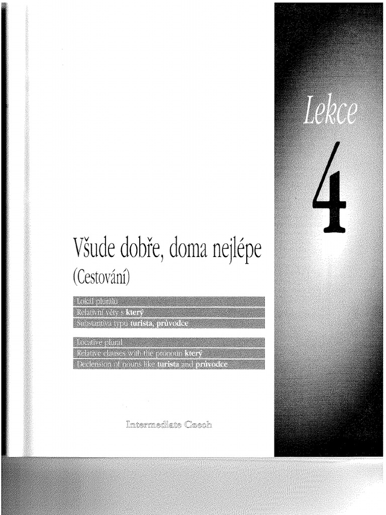 Communicative Czech Intermediate Czech 2 | PDF