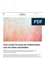 Diminuer Le Terrain Inflammatoire Avec Les Huiles Essentielles, AMSOAM