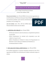 Guía Del Debate Oral en El Proceso Penal