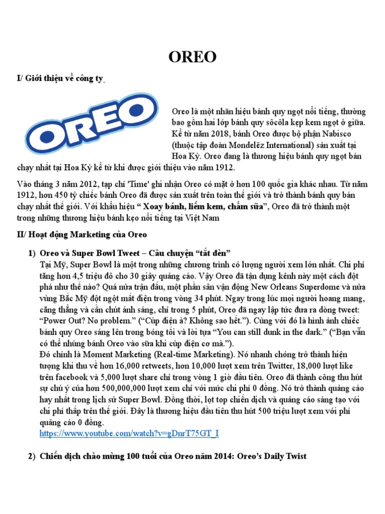OREO | PDF