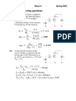 Sheet 4 Electronics - Answer