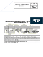 Csi-Hseq-P-23 R8 Protocolo de Bioseguridad para La Prevención de La Transmisión de Covid-19