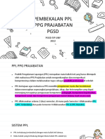 Pembekalan PGSD Prajab - 211022