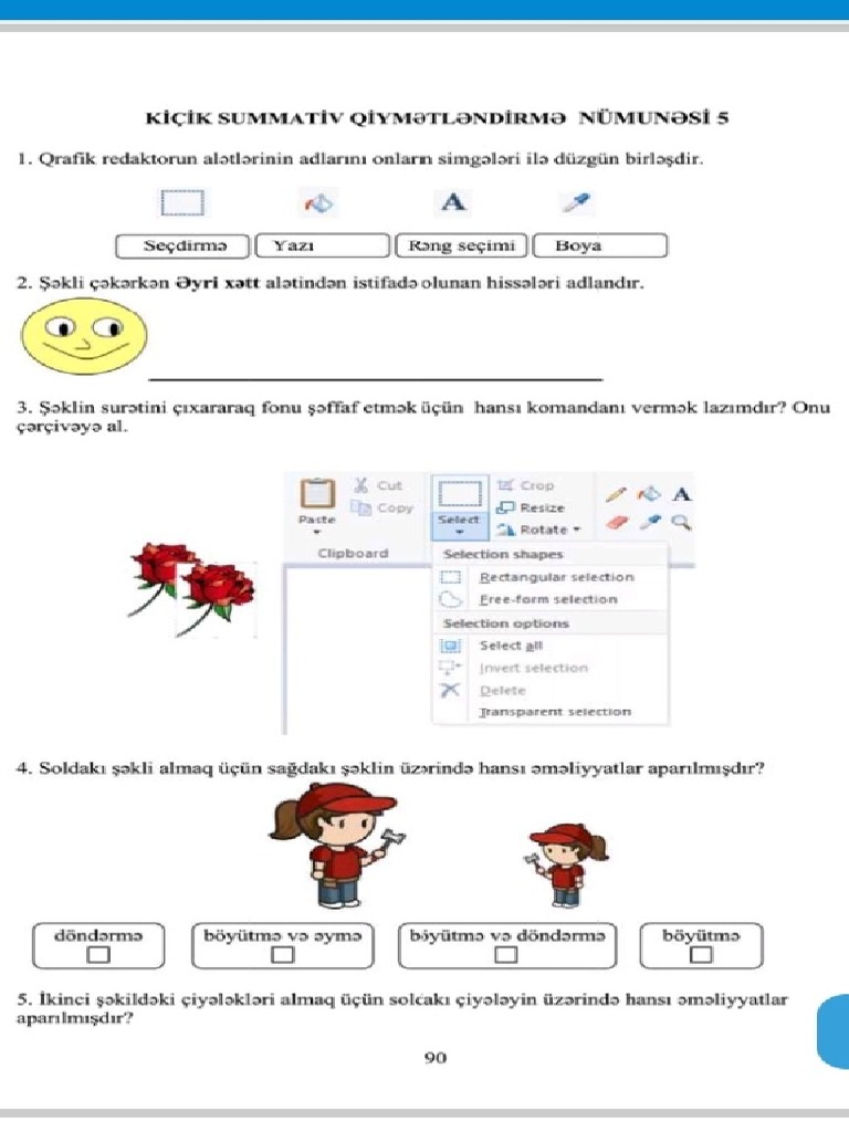 4 Cü Sinif Informatika Ksq 5 Pdf
