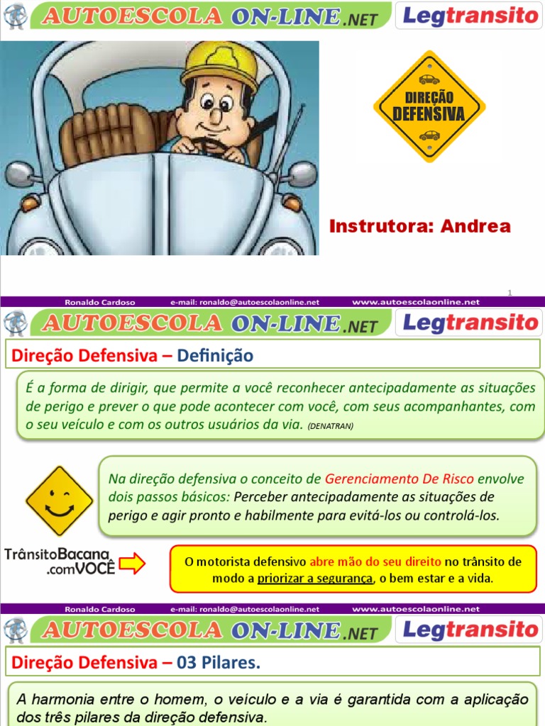 Fundamentos da Direção Defensiva | PDF | Tráfego | Transporte terrestre
