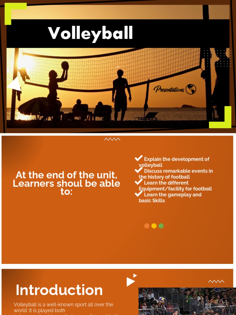 Intro To Volleyball Pdf Volleyball Sports