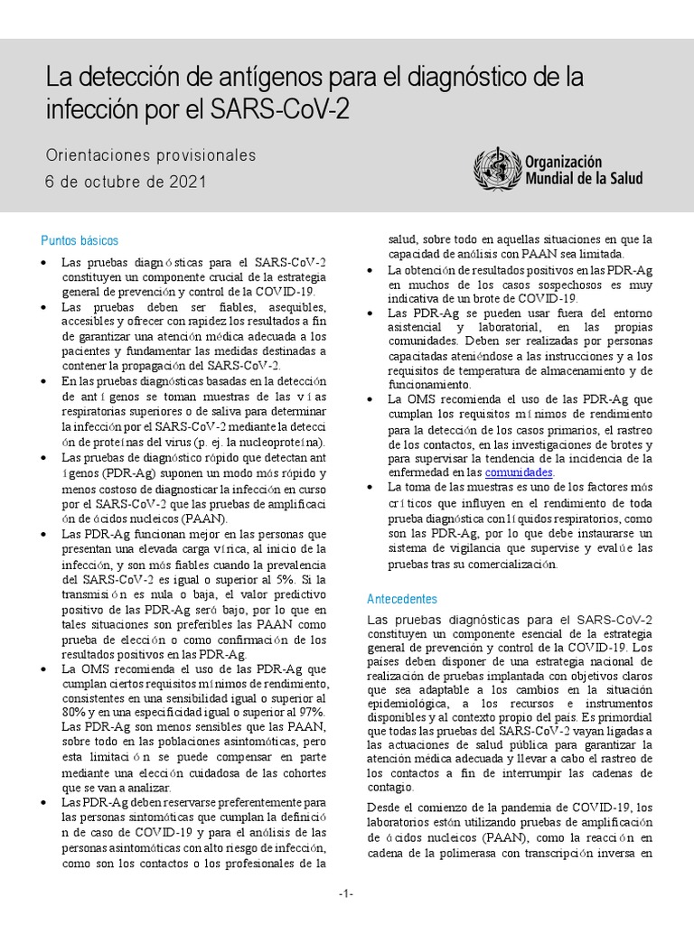 Infectious Agent Antigen Detection Meaning