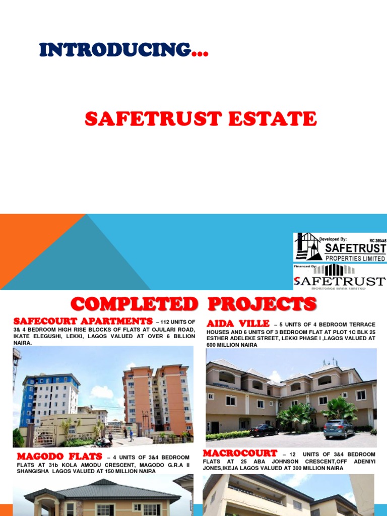 Safetrust Estate | PDF | Finance & Money Management