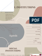 Presentation Social Institutions