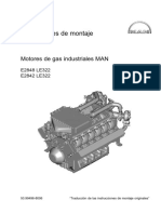 Instrucciones de Montaje: Motores de Gas Industriales MAN