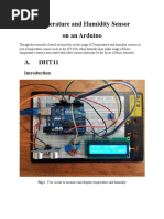 Temperature and Humidity Sensor On An Arduino