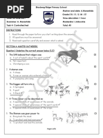 Grade 5 History Term 2 Exam Paper | PDF
