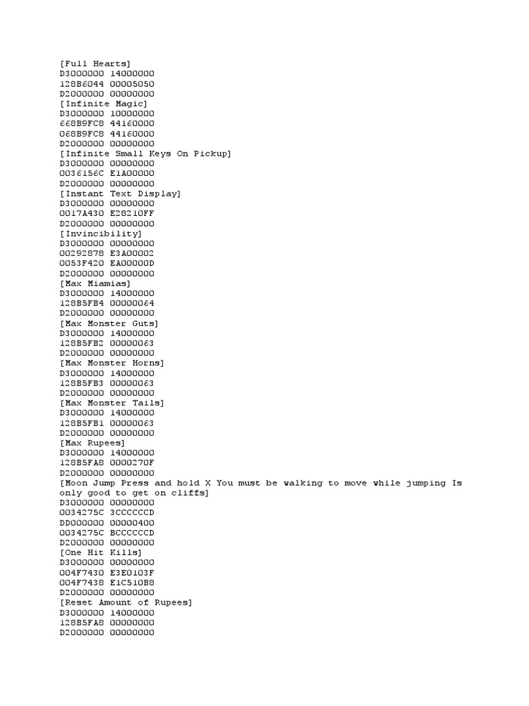 Cheat Codes for Game Enhancements | PDF