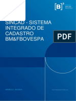 Manual de Usuario Do Sistema Integrado de Cadastro BMFBOVESPA - SINCAD V - 2.2