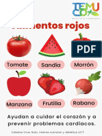 Beneficios de Frutas y Verduras Según Su Color