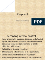 9) Chapter 8 (Internal Control System)