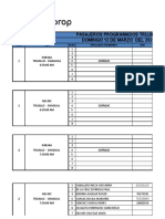 Pasajeros Programados 12 Marzo Del 2023