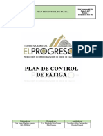 PLAN DE CONTROL DE FATIGA EL PROGRESO S.R.L. Ver 01 P-PRO-002