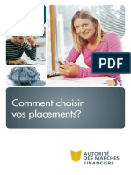 AMF Comment Choisir Placements