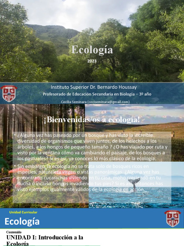 Introducción a la Ecología Aplicada | PDF | Ecosistema | Ecología