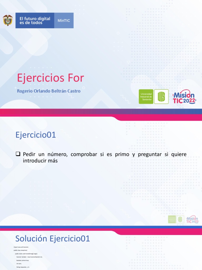 Ejercicios de While en Java | PDF | Java (lenguaje de programación ...