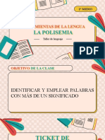 Herramietas de La Lengua. Polisemia