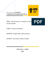 Analisis de Precios y Estrategias de Competidores en Un Mercado Especifico