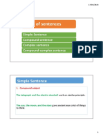 Types of Sentences