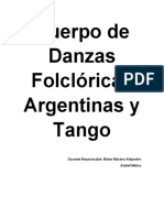 Cuerpo de Danzas Folclóricas y Tango