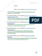 Pattern Identification and Insight Identification