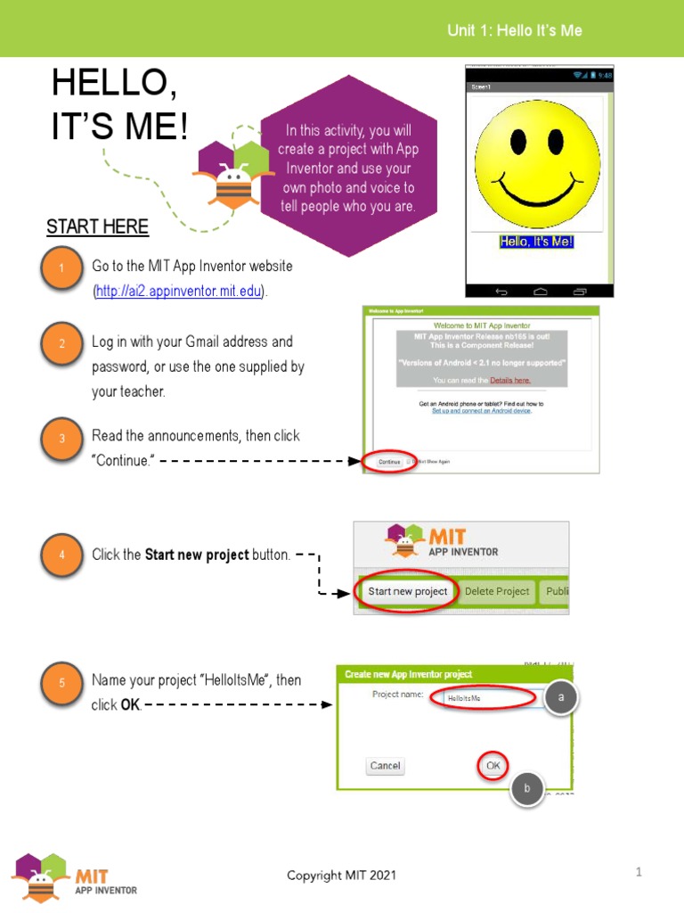 Create Your First App with MIT App Inventor | PDF