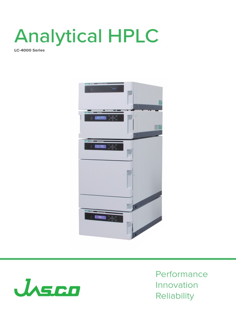 JASCO LC-4000 Series HPLC Overview | PDF | High Performance Liquid ...