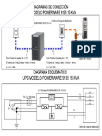 Diagrama Powerware 9155 15 Kva