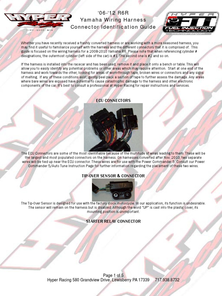08-12 R6R Electronics | PDF | Throttle | Electrical Connector