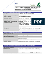 Msds Grasa Lubrax Calcium GR 2