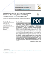 A Closed Form Estimation of The Travel Time Perce - 2018 - Transportation Resear